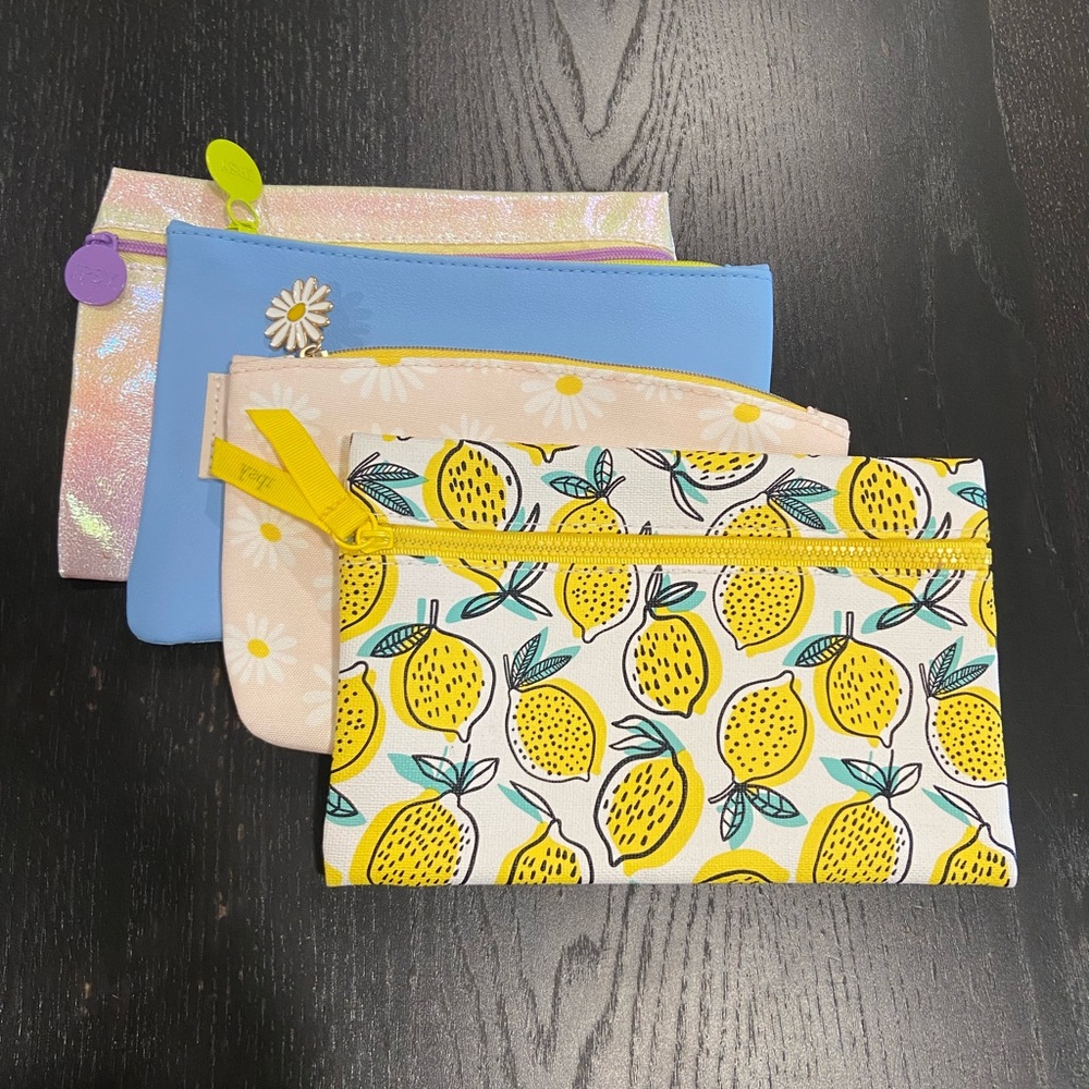 Ipsy clutch bundle (four zippered bags)